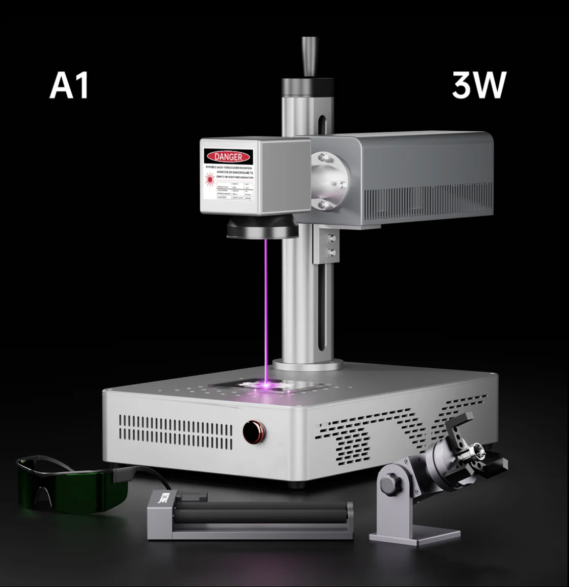 MR.CARVE A1 Versatile UV Laser Marking Machine