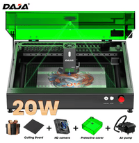 🔒A8 Enclosed Laser Engraving Machine｜Dual Laser Heads (Red/Blue)｜20 Watt Power｜Wood/Acrylic/Leather Cutting｜Metal Engraving - DAJA