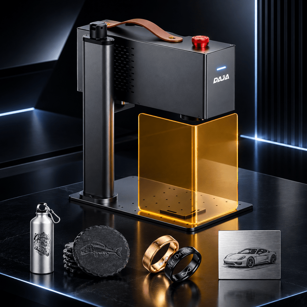 DAJA S6 5W Fiber Laser Engraver – High-Precision Metal Engraving & Marking Machine - DAJA